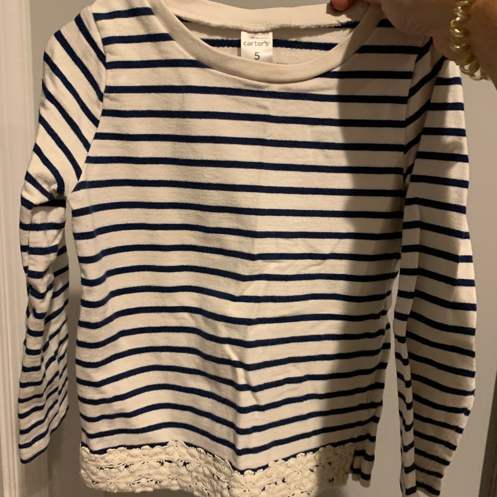 Stripped sweater little girls